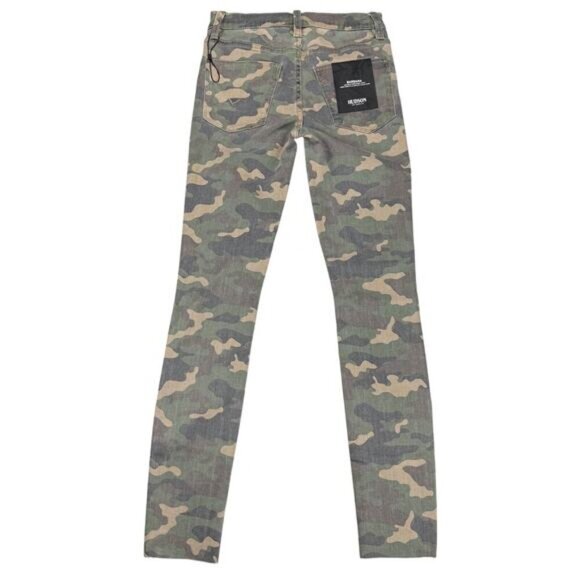 NWT HUDSON Barbara High Waist Super Skinny Ankle Jean Sz 23 Worn Camo - Picture 5 of 9
